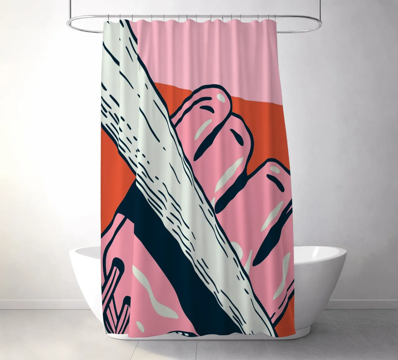 Baseball Bat shower curtain by SPORTS ONLY