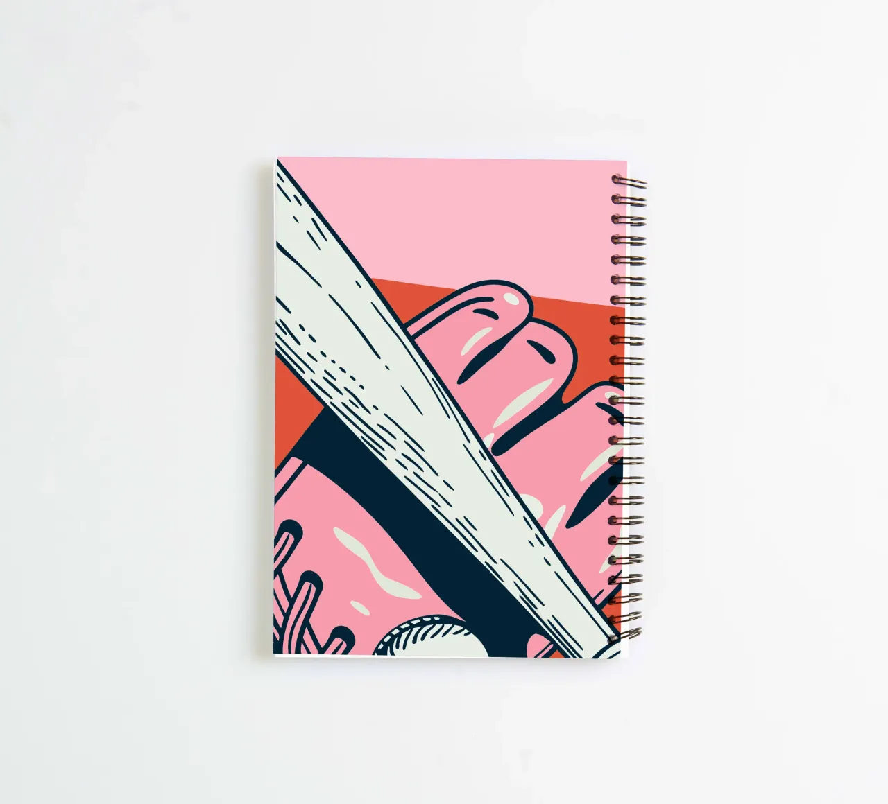 Baseball Bat spiral notebook by SPORTS ONLY