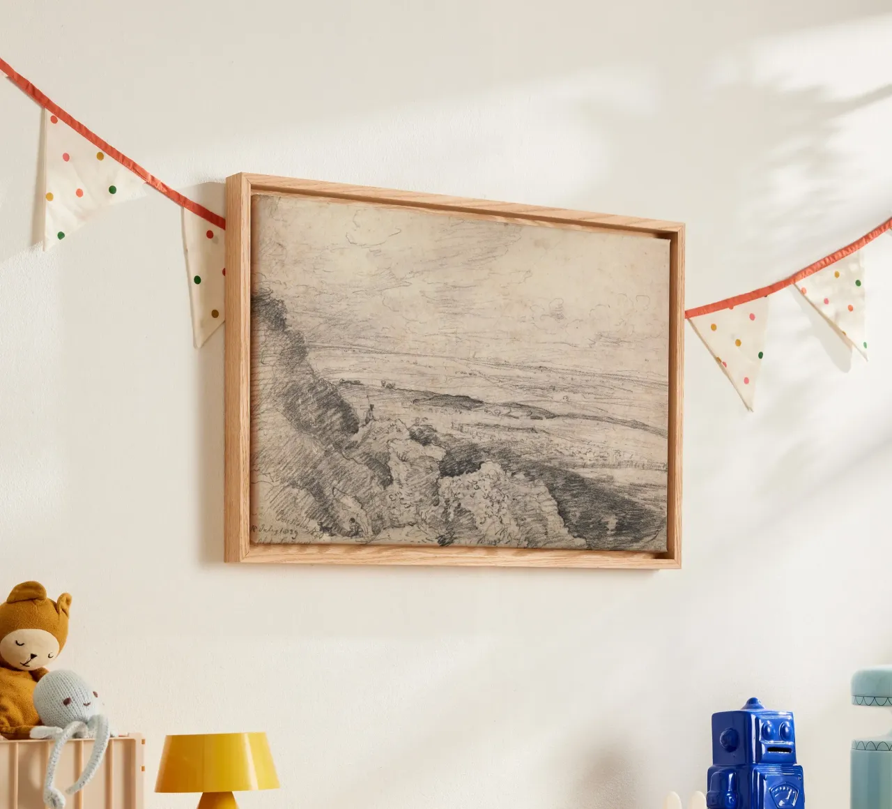 John Constable Kunst canvas met Baklijst van Brooke