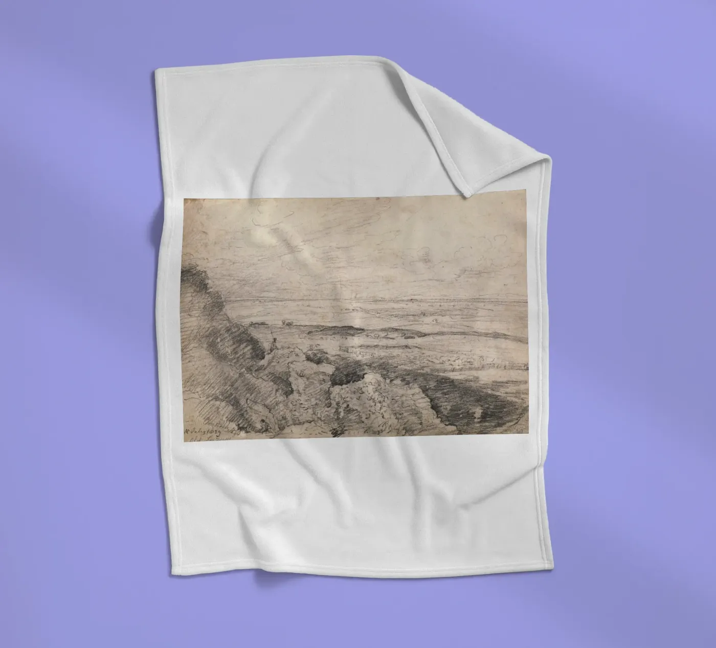 John Constable Kunst Fleecedecke von Brooke