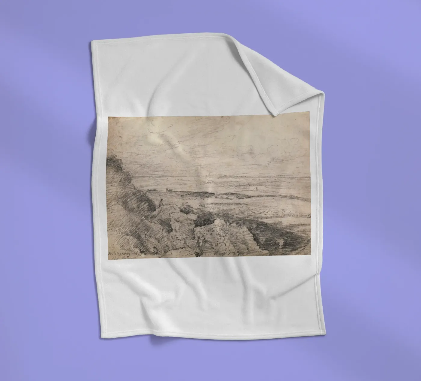 John Constable Kunst fleecedeken van Brooke