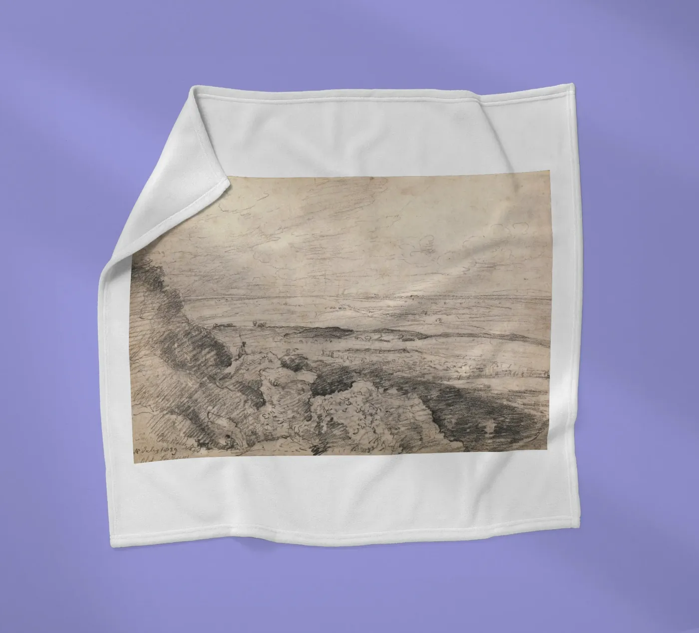 John Constable Kunst fleecedeken van Brooke