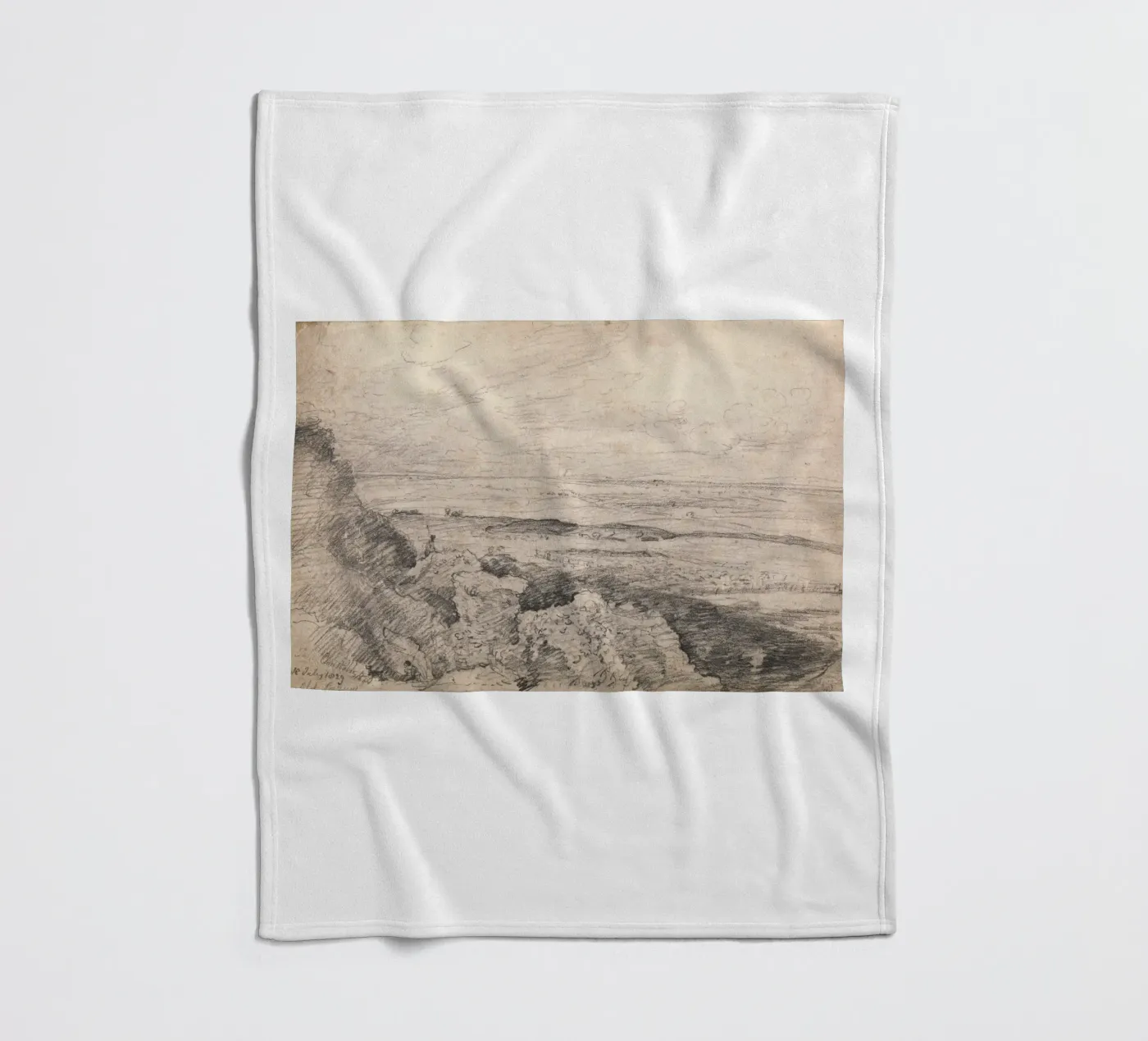 John Constable Kunst fleecedeken van Brooke