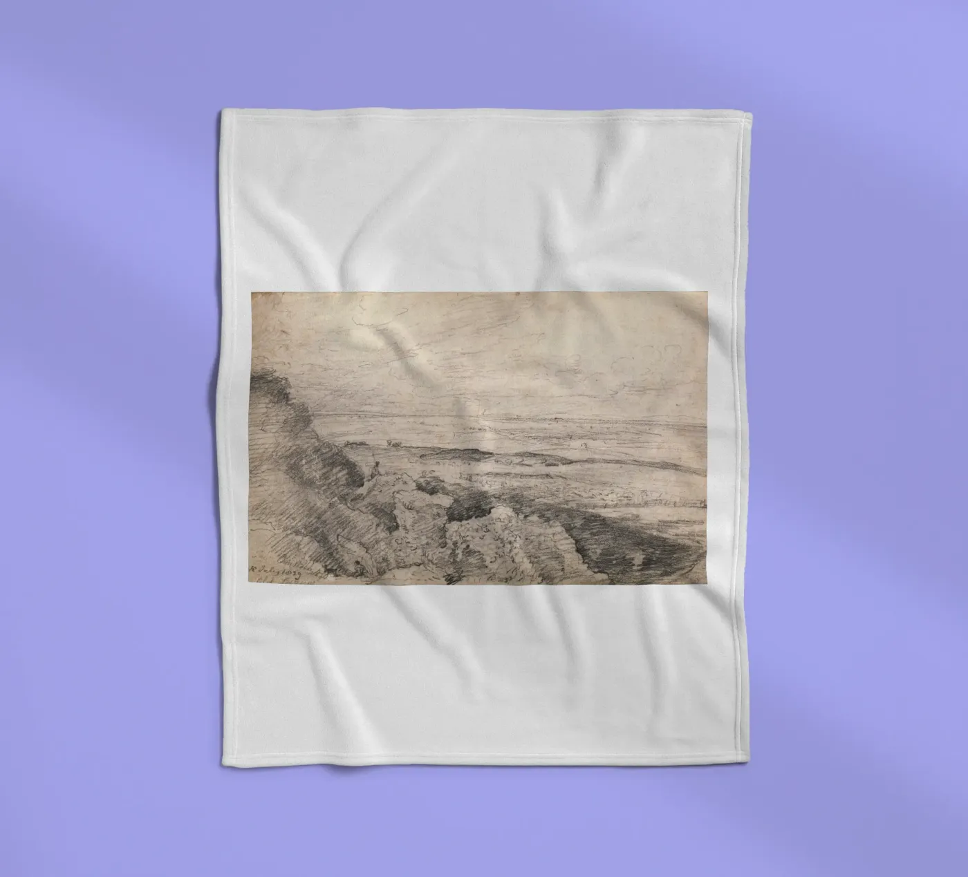 John Constable Kunst fleecedeken van Brooke