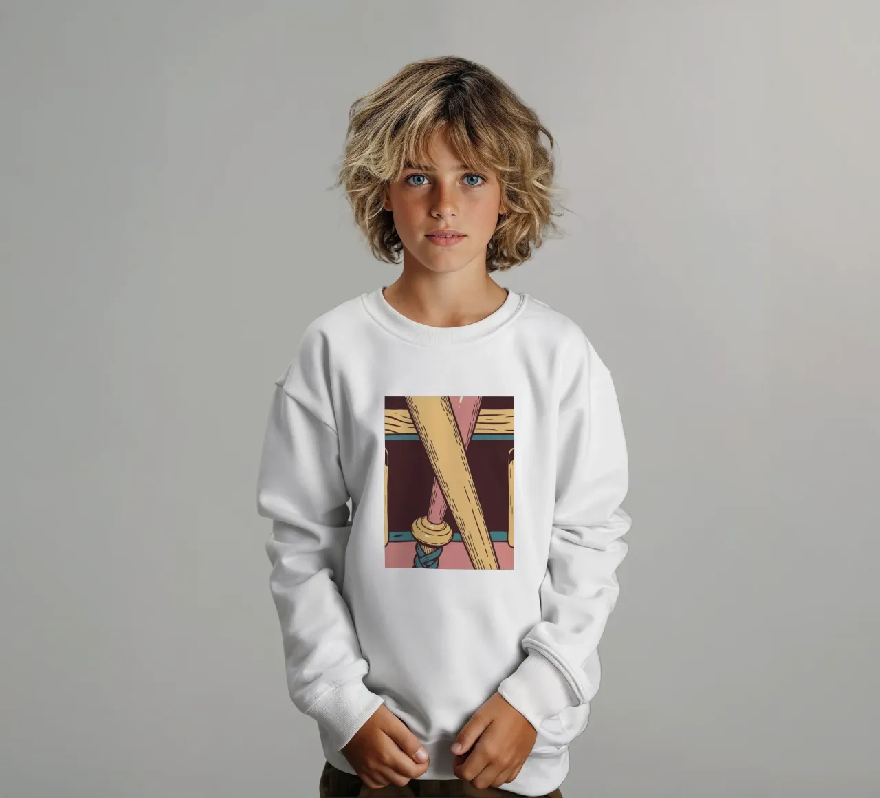 Baseball Bats kids sweatshirt by SPORTS ONLY