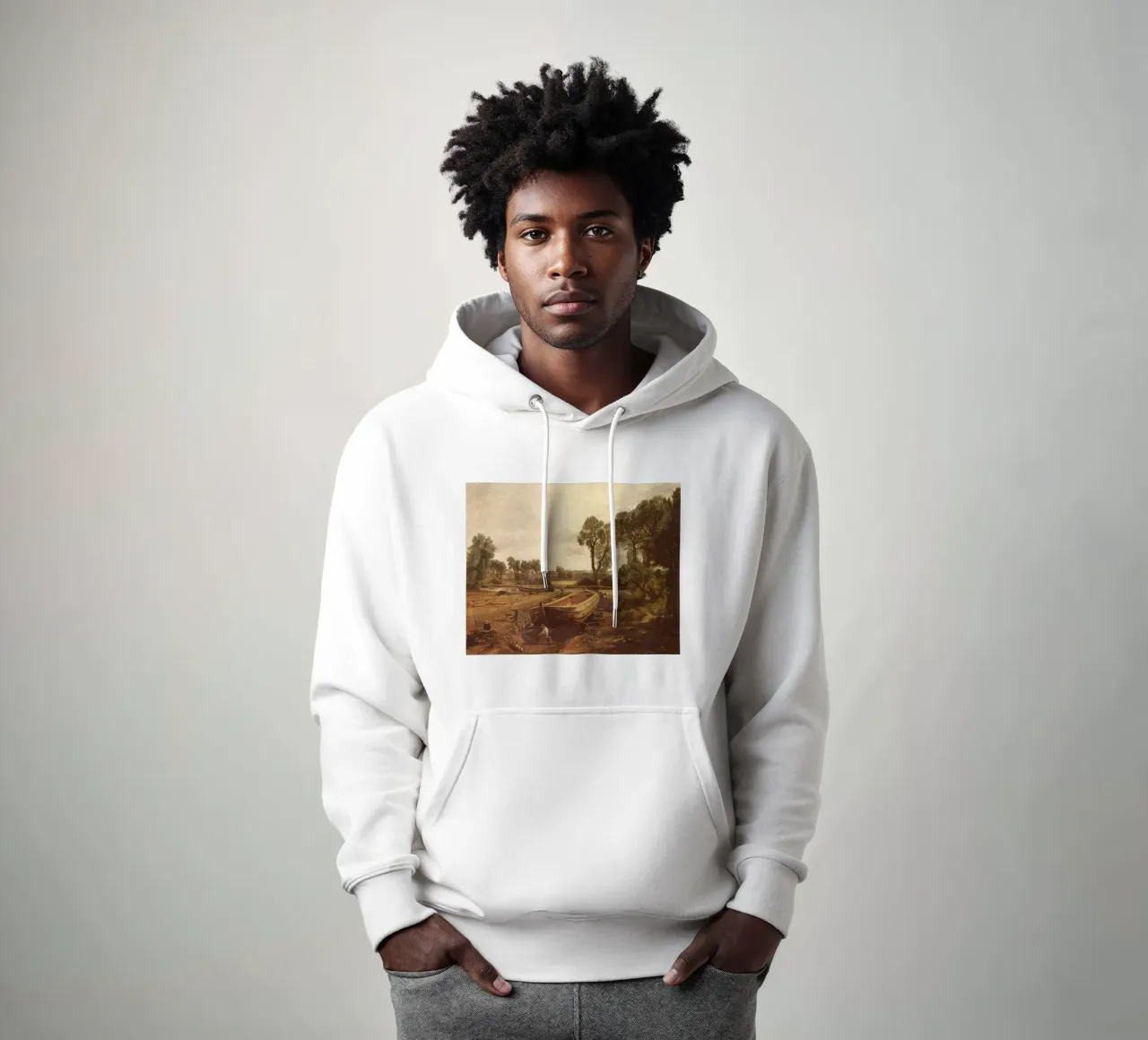 Arte de John Constable sudadera con capucha de Brooke