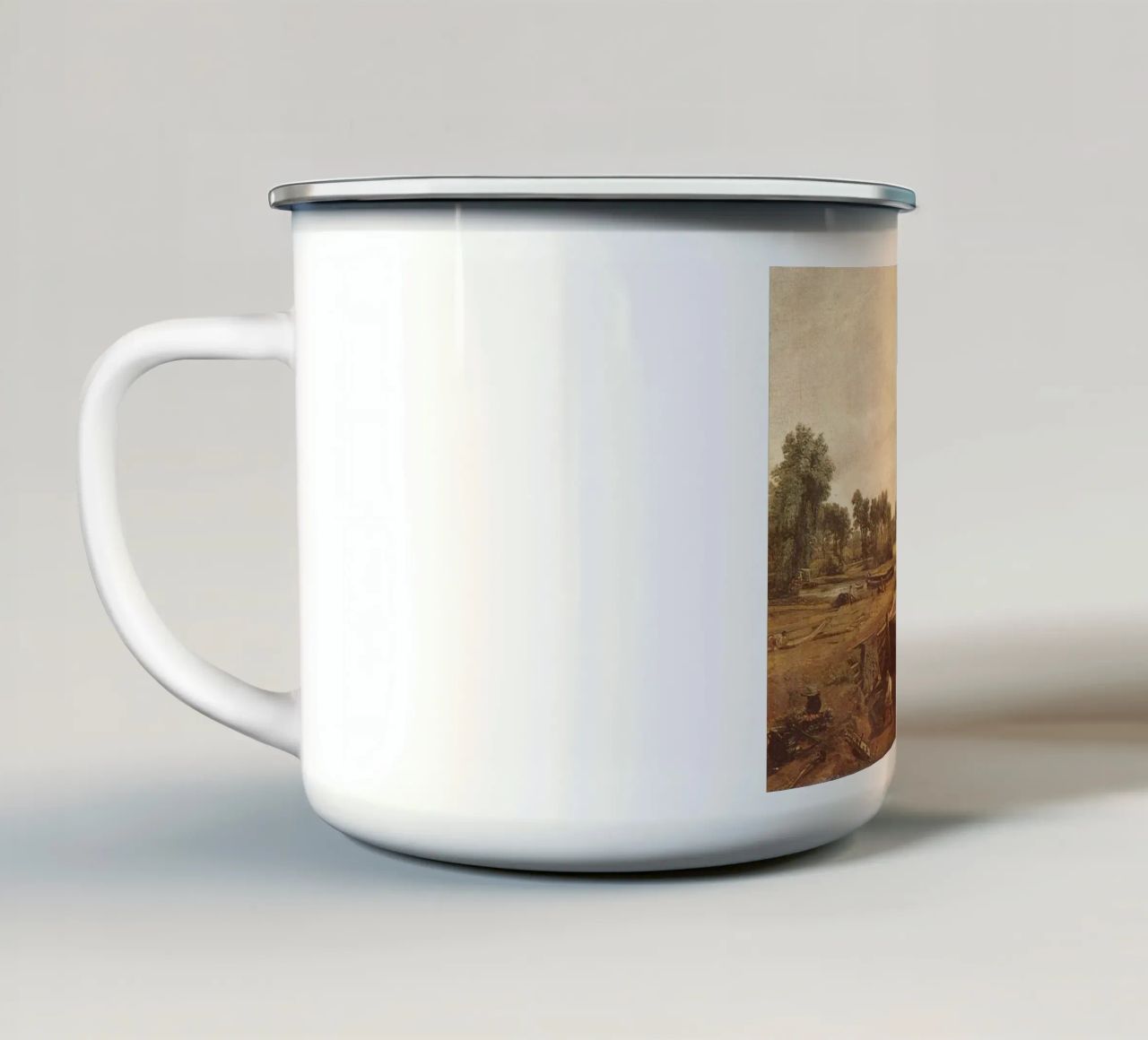 John Constable Arte tazza in smalto da Brooke