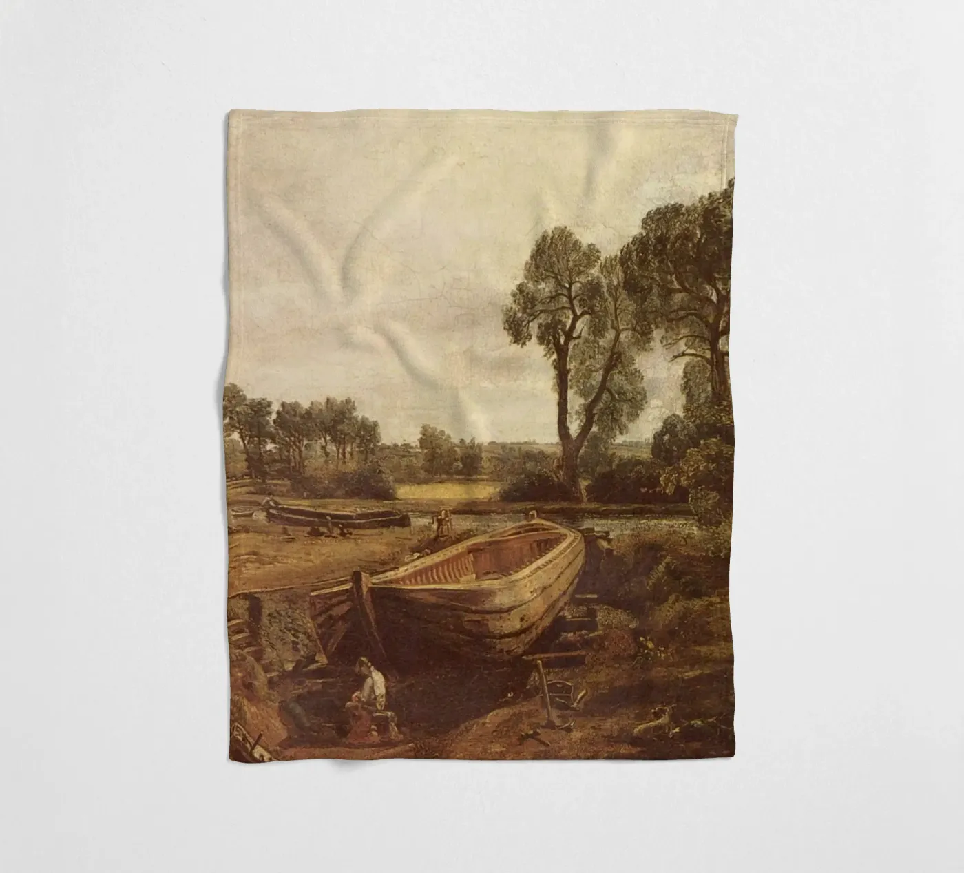 John Constable Kunst Fleecedecke von Brooke
