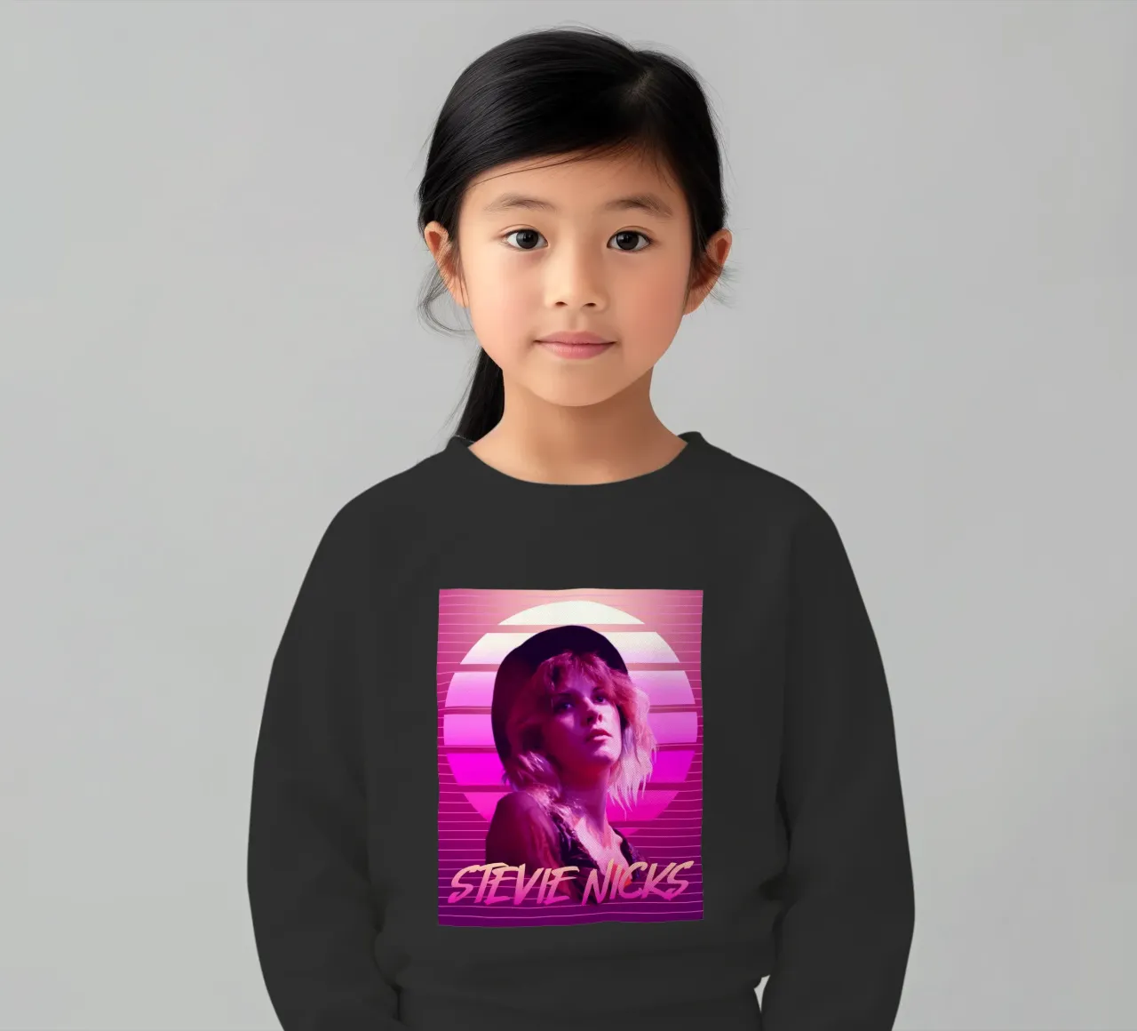 Stevie Nicks in stile retrò felpa bambino da Lembayung art