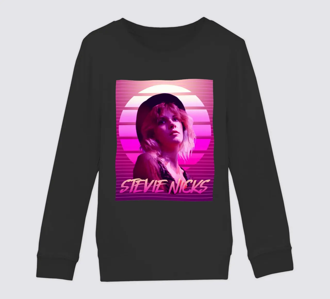 Stevie Nicks in stile retrò felpa bambino da Lembayung art