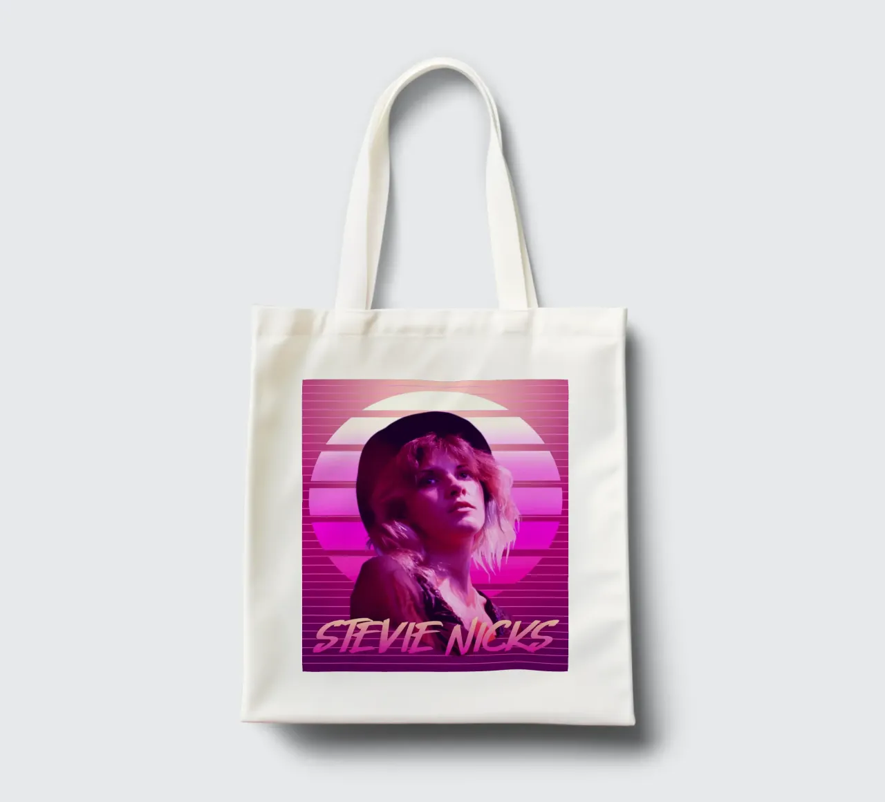 Stevie Nicks in stile retrò borsa in juta da Lembayung art