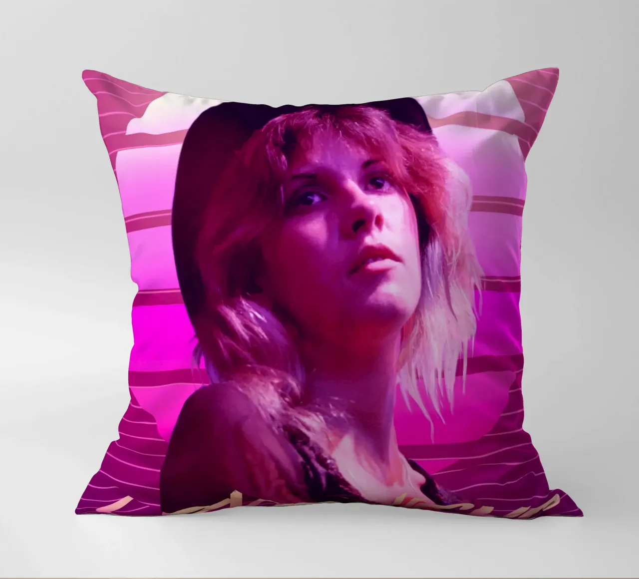 Stevie Nicks in stile retrò cuscino da Lembayung art