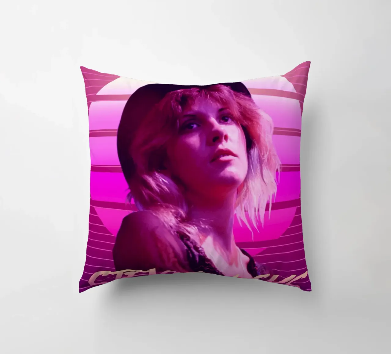 Stevie Nicks in stile retrò cuscino da Lembayung art