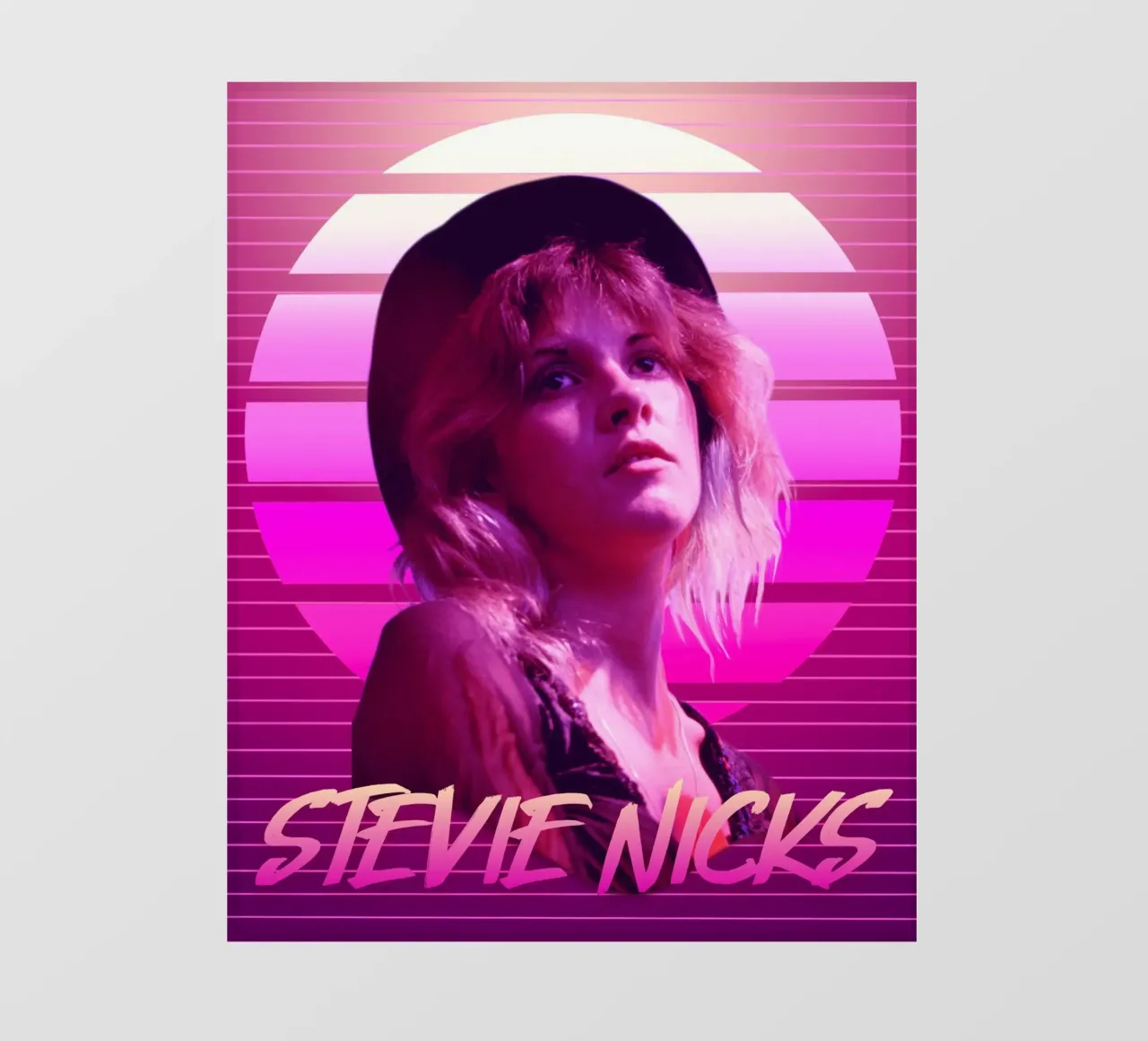 Stevie Nicks in stile retrò telo in pvc da Lembayung art