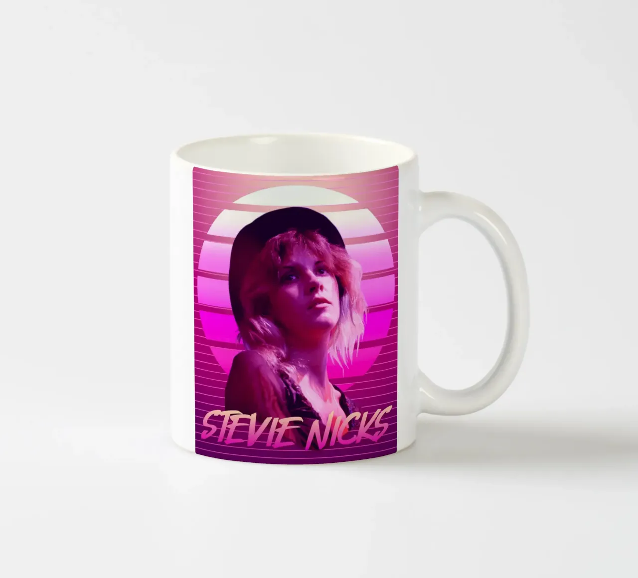 Stevie Nicks in stile retrò tazza in ceramica da Lembayung art