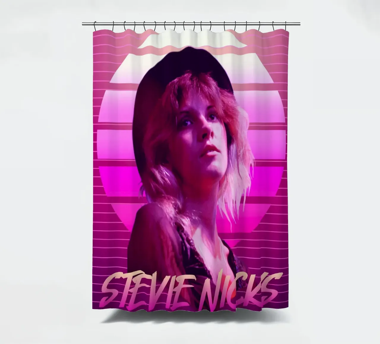 Stevie Nicks in stile retrò tenda da doccia da Lembayung art