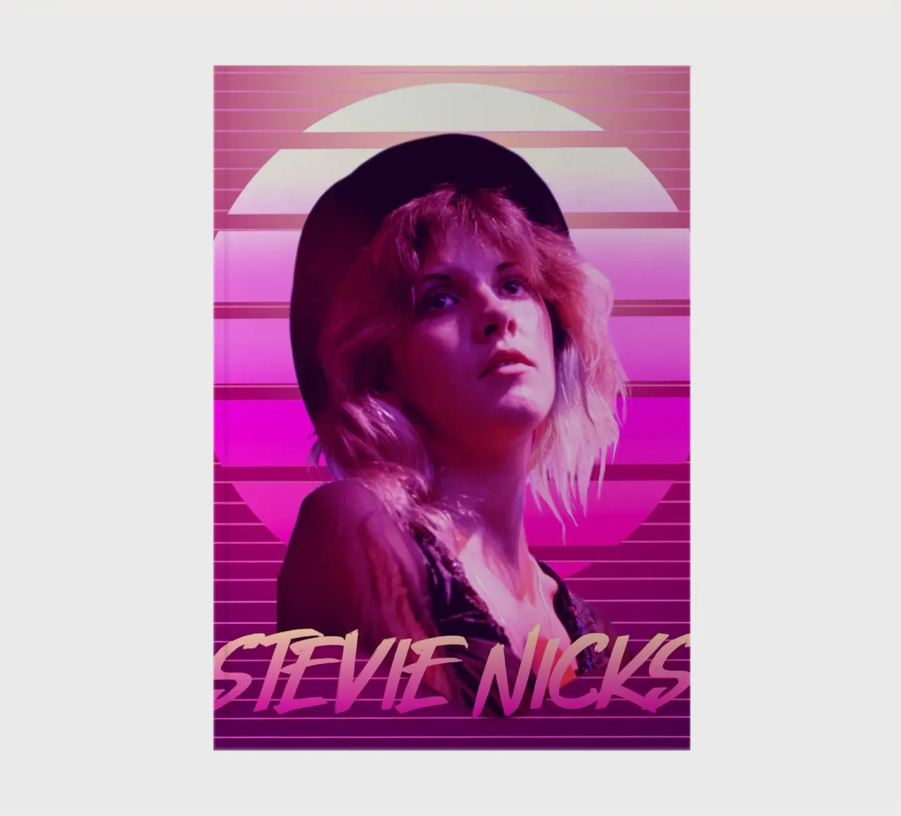 Stevie Nicks in stile retrò diario da Lembayung art