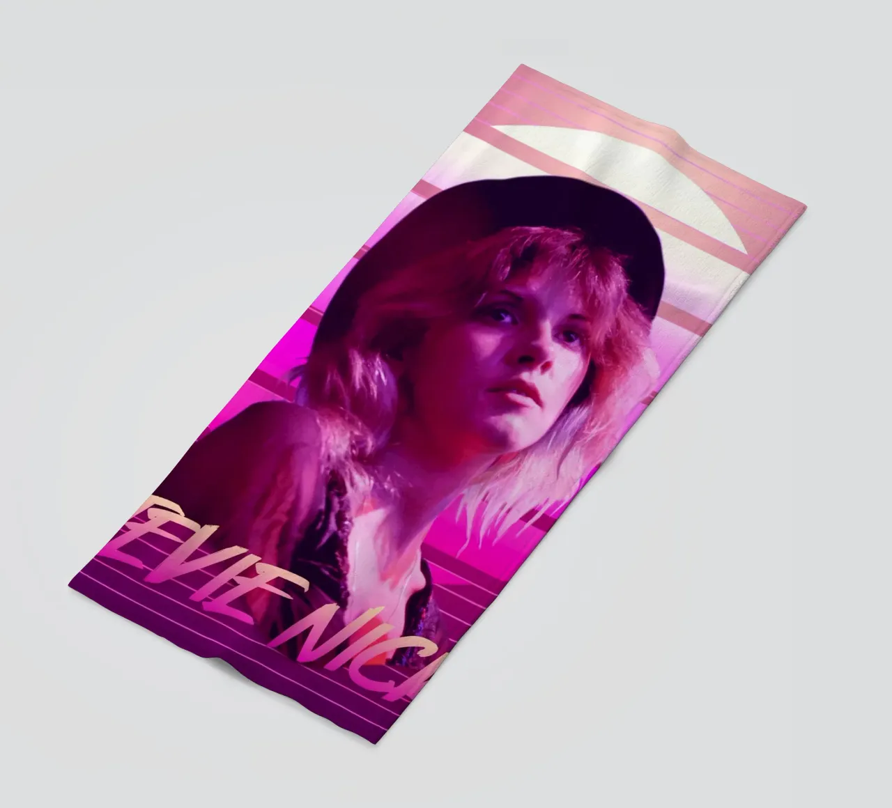 Stevie Nicks in stile retrò telo mare da Lembayung art