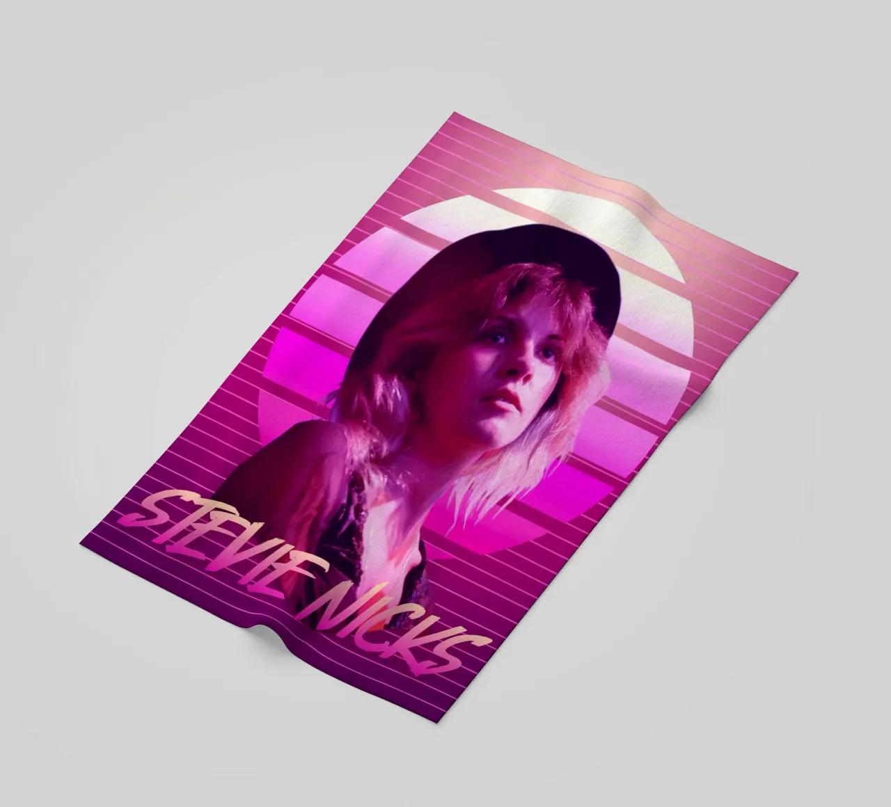 Stevie Nicks in stile retrò telo mare da Lembayung art