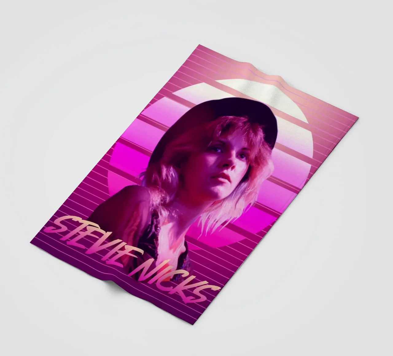 Stevie Nicks in stile retrò coperta in pile da Lembayung art