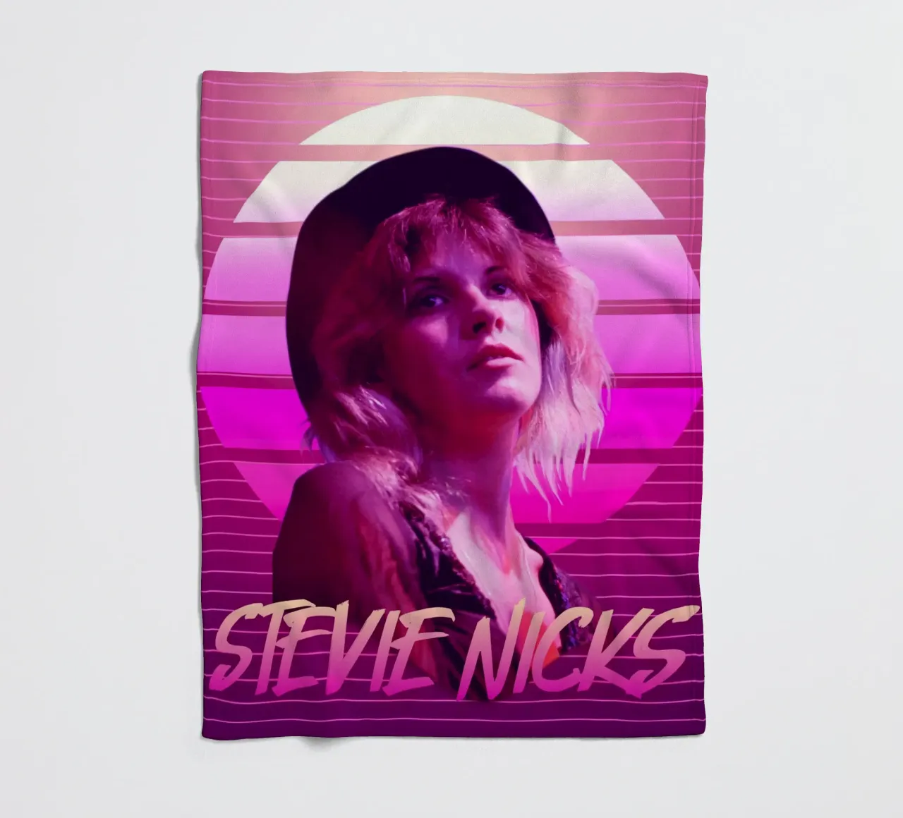 Stevie Nicks in stile retrò coperta in pile da Lembayung art
