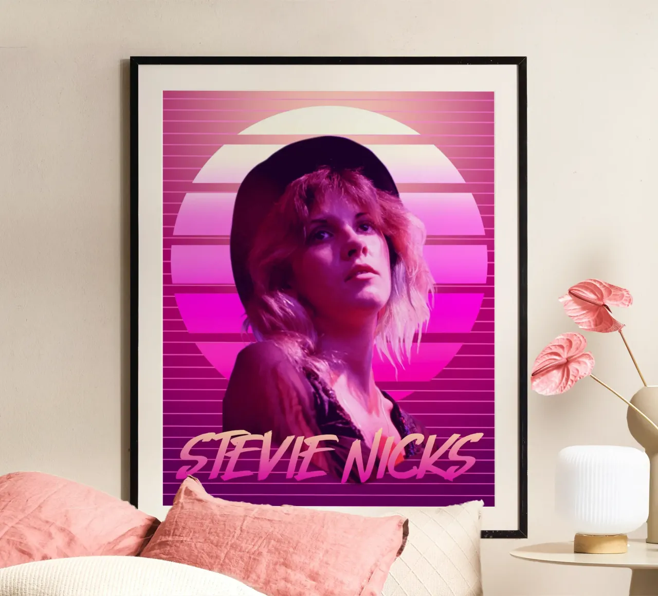 Stevie Nicks in stile retrò carta hahnemühle da Lembayung art