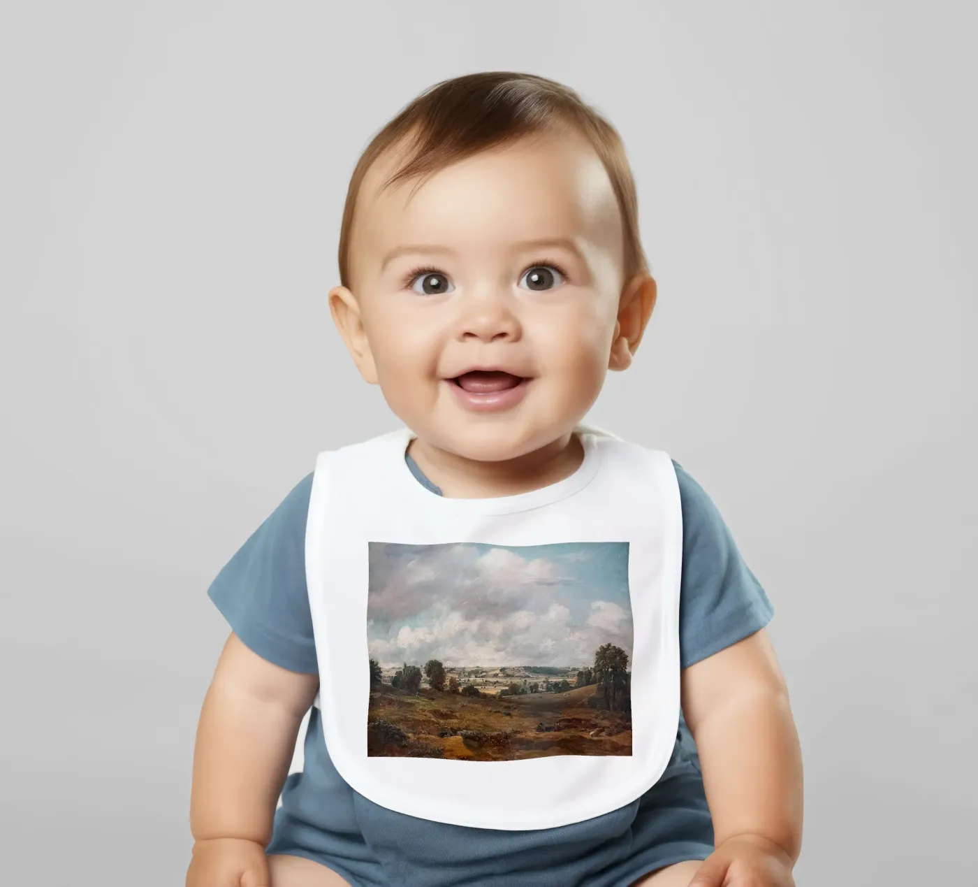 John Constable Art Babylätzchen von Brooke