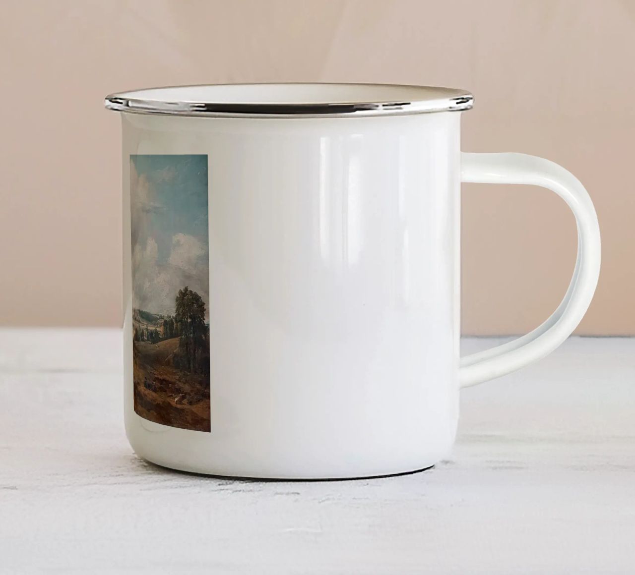 John Constable Arte tazza in smalto da Brooke