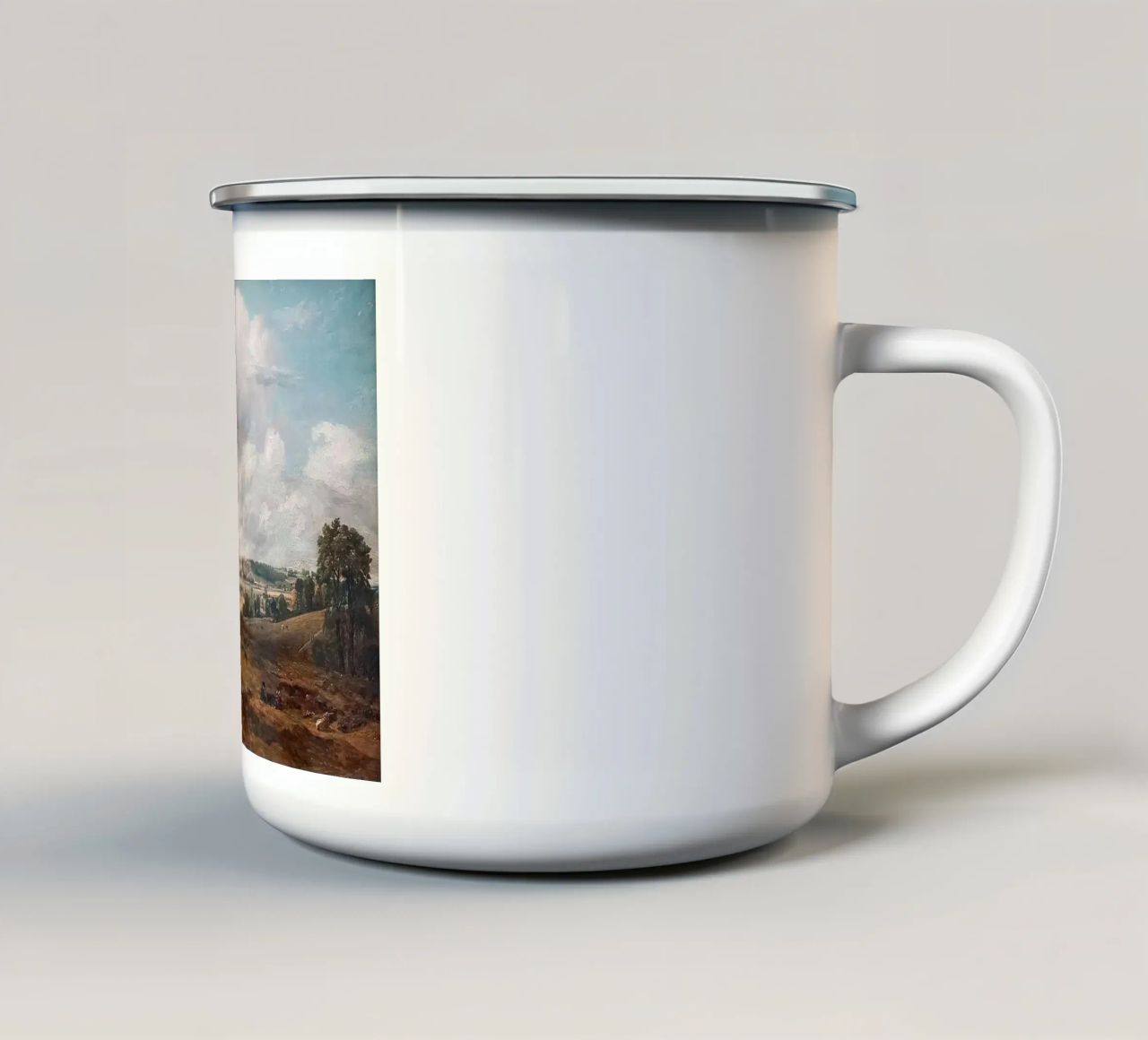 John Constable Arte tazza in smalto da Brooke