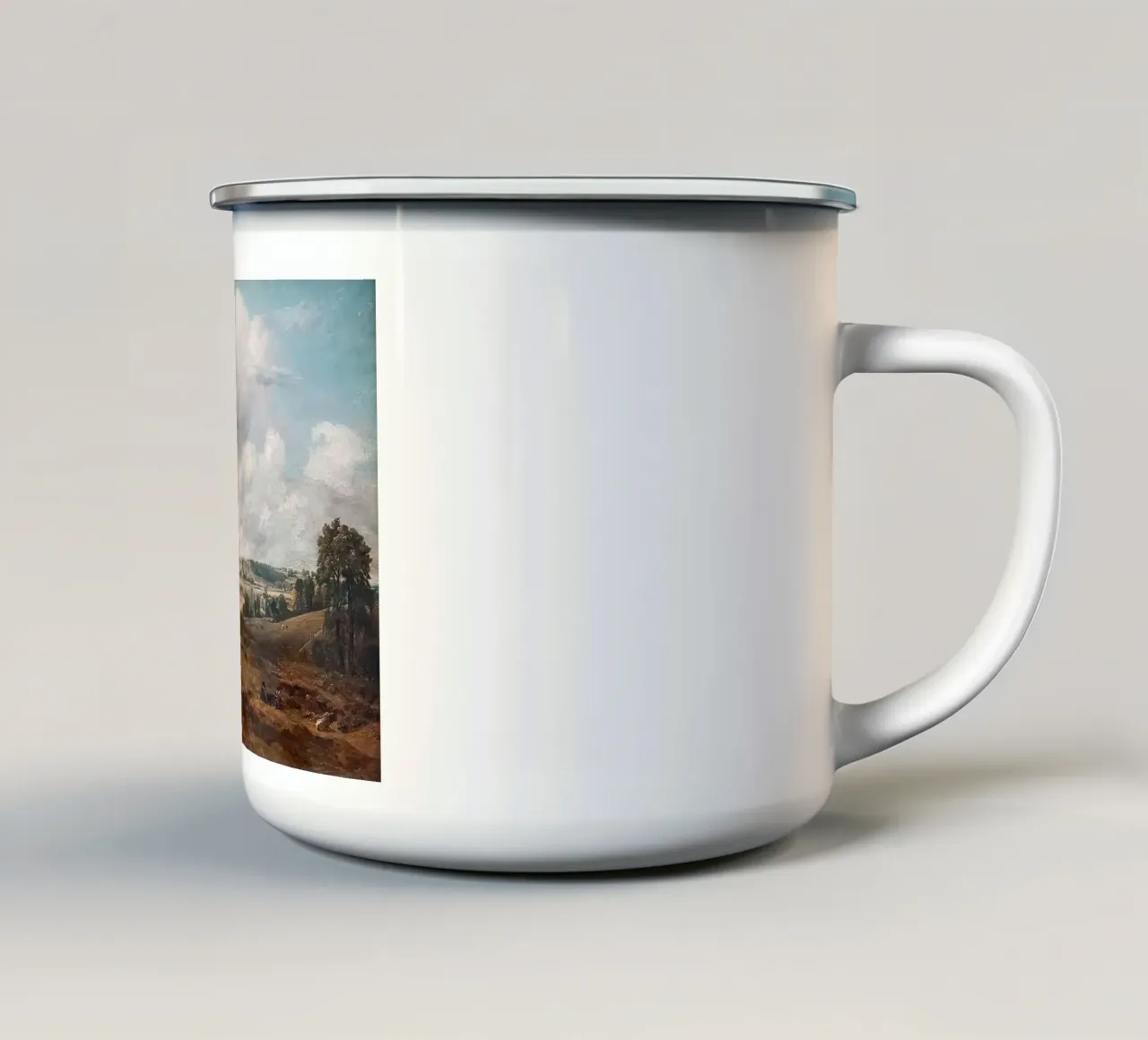 John Constable Arte tazza in smalto da Brooke