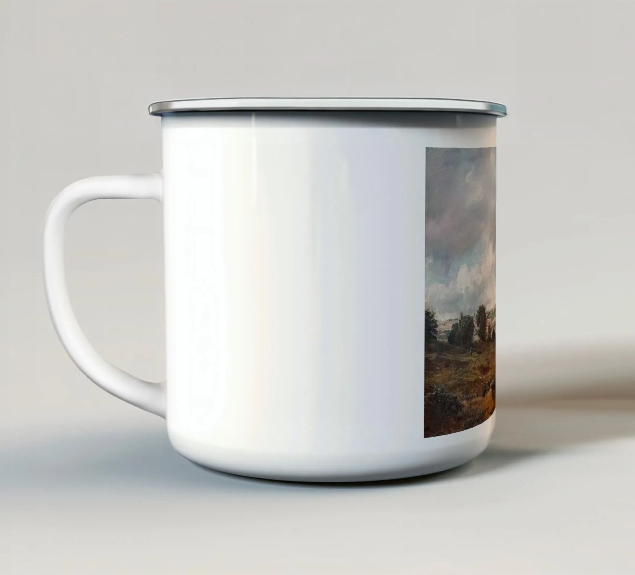 John Constable Arte tazza in smalto da Brooke