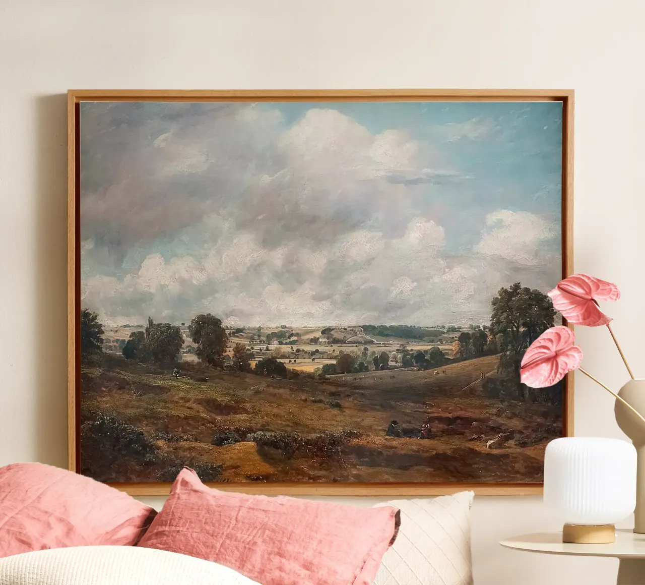 John Constable Kunst canvas met Baklijst van Brooke