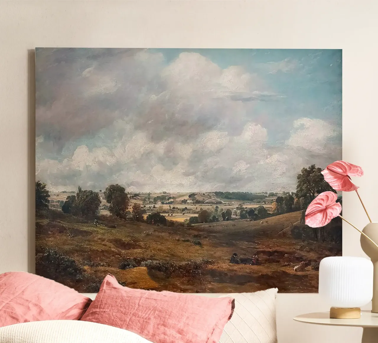 John Constable Kunst canvas met Baklijst van Brooke