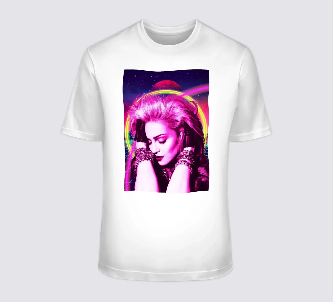 Madonna retro style t-shirt da Lembayung art