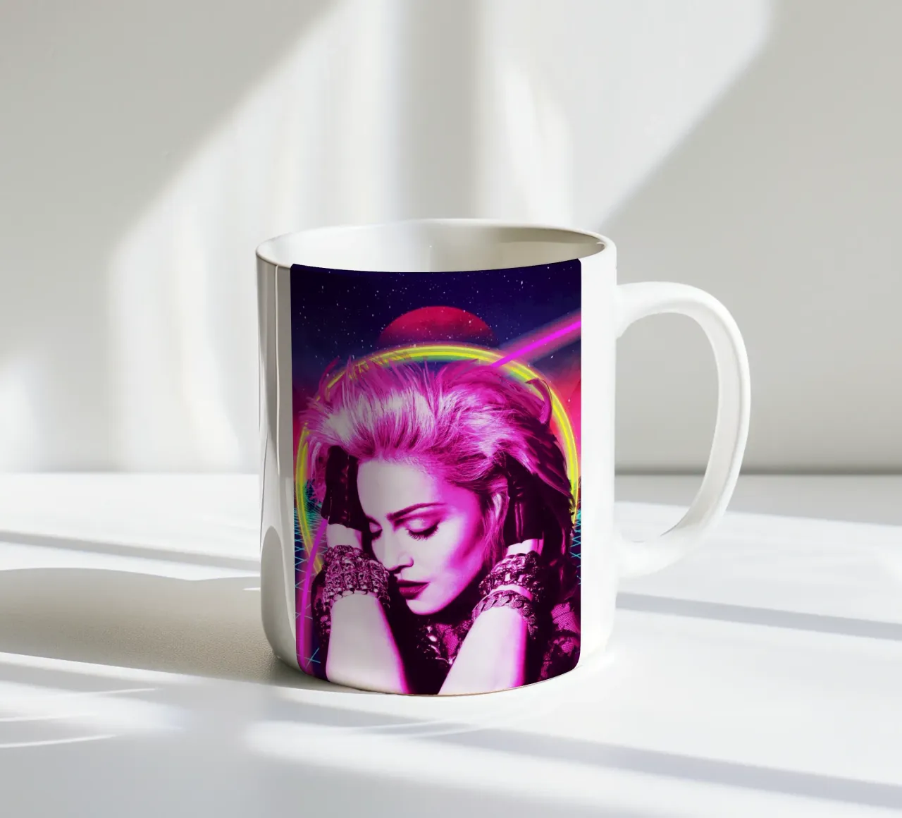 Madonna retro style tazza in ceramica da Lembayung art