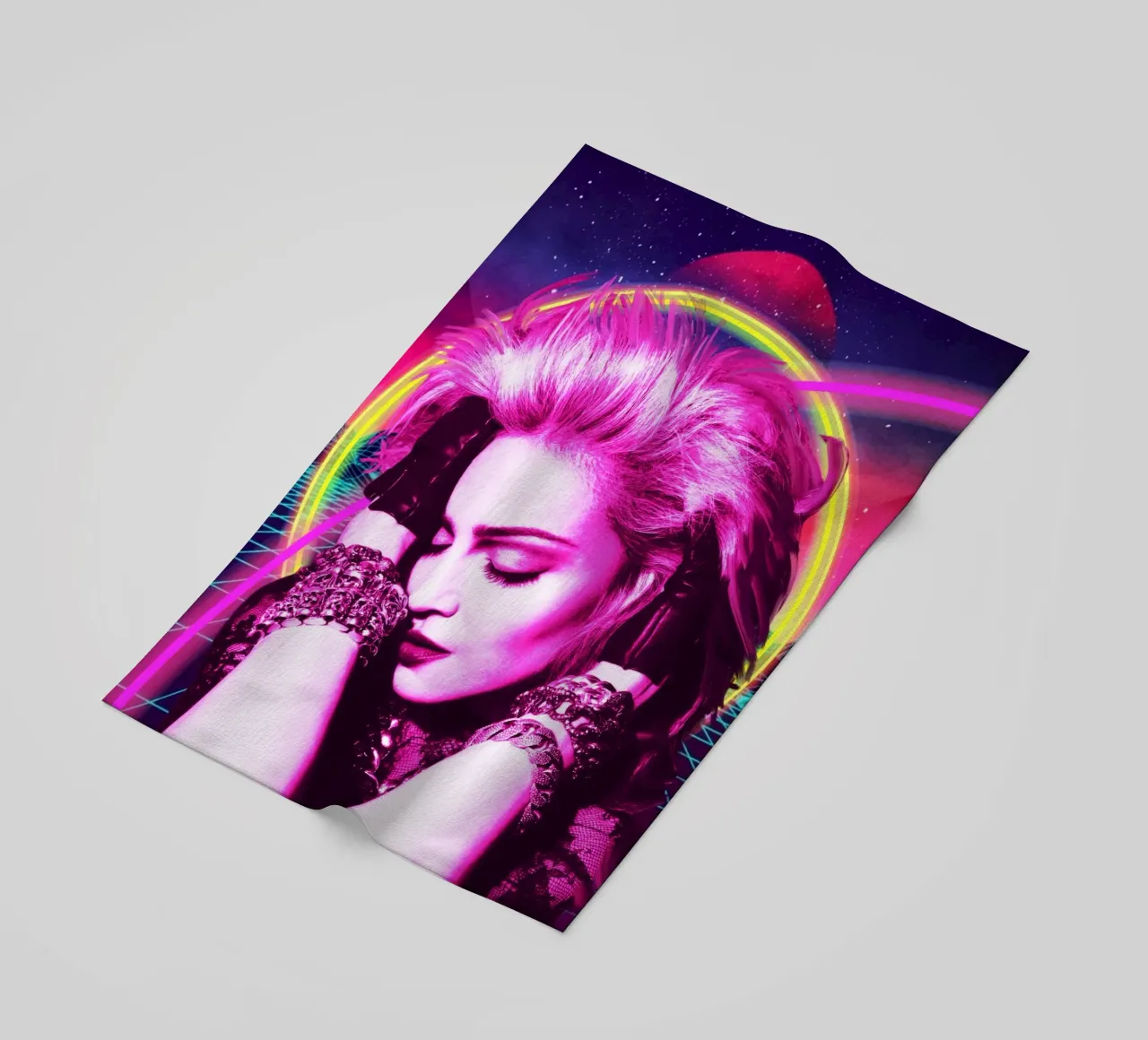 Madonna retro style telo mare da Lembayung art