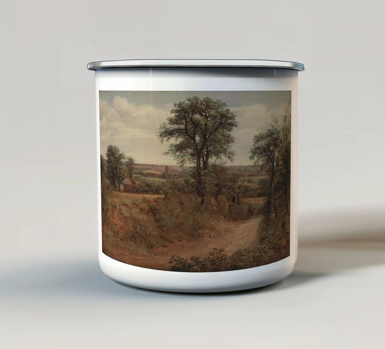 John Constable Arte tazza in smalto da Brooke