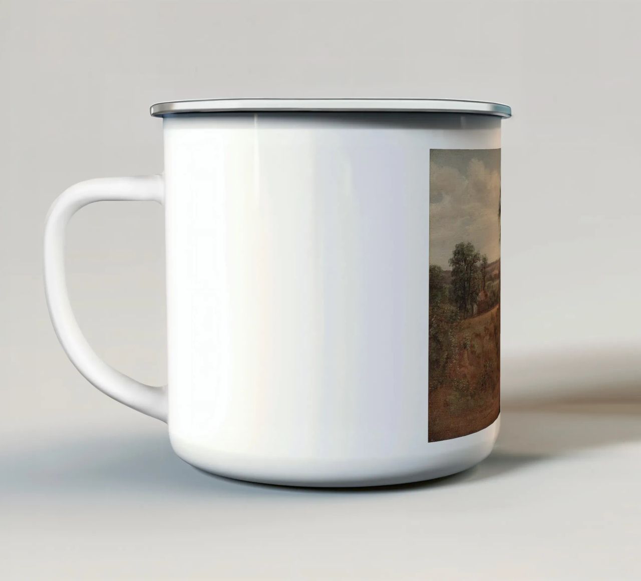 John Constable Arte tazza in smalto da Brooke