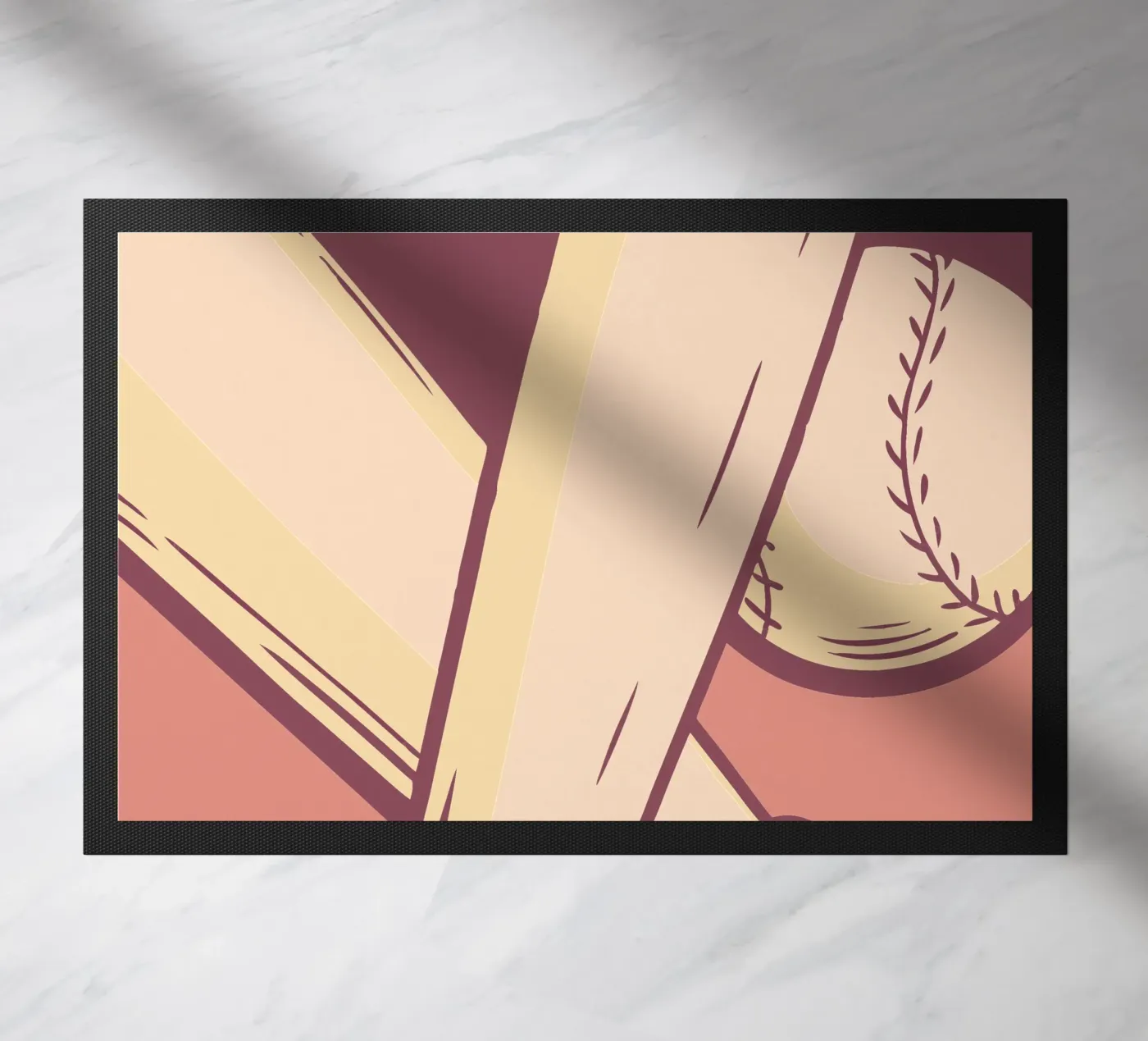 Baseball Bats doormat by SPORTS ONLY