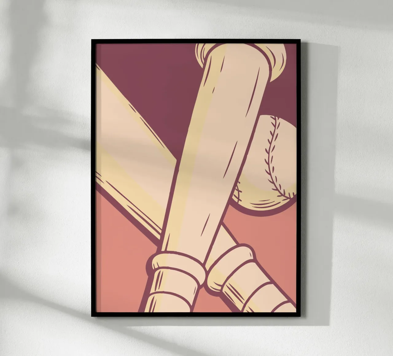 Baseball Bats poster by SPORTS ONLY