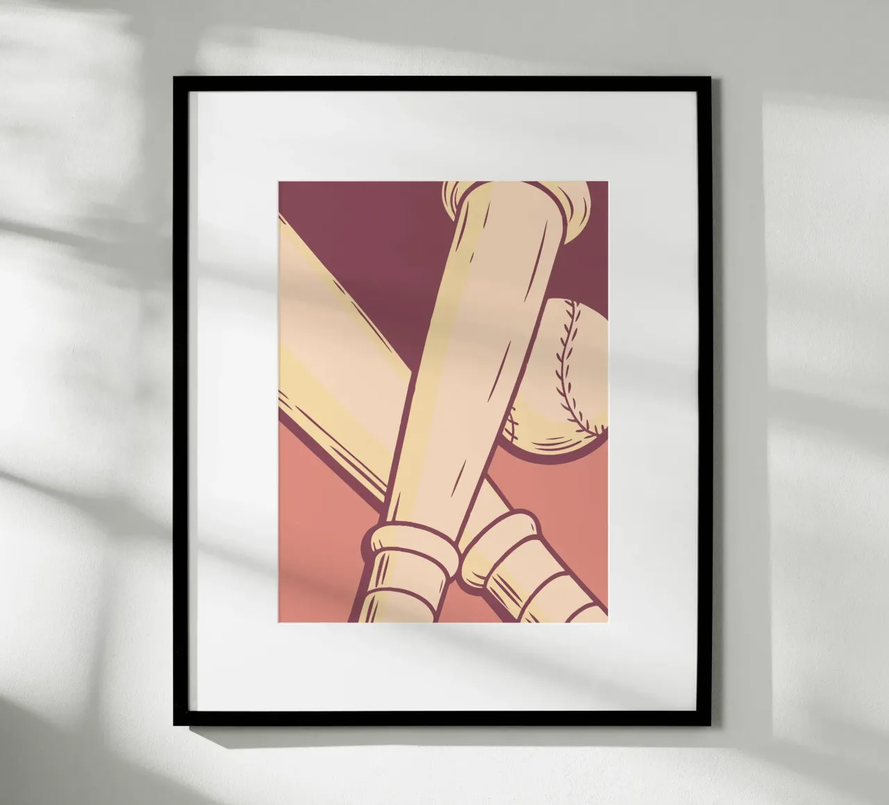 Baseball Bats poster by SPORTS ONLY