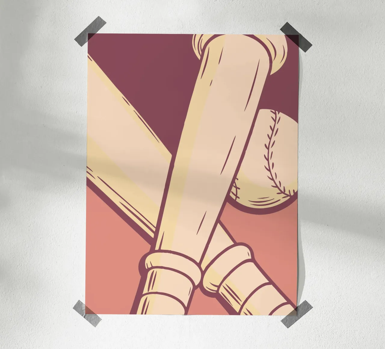 Mazze da baseball poster da SPORTS ONLY