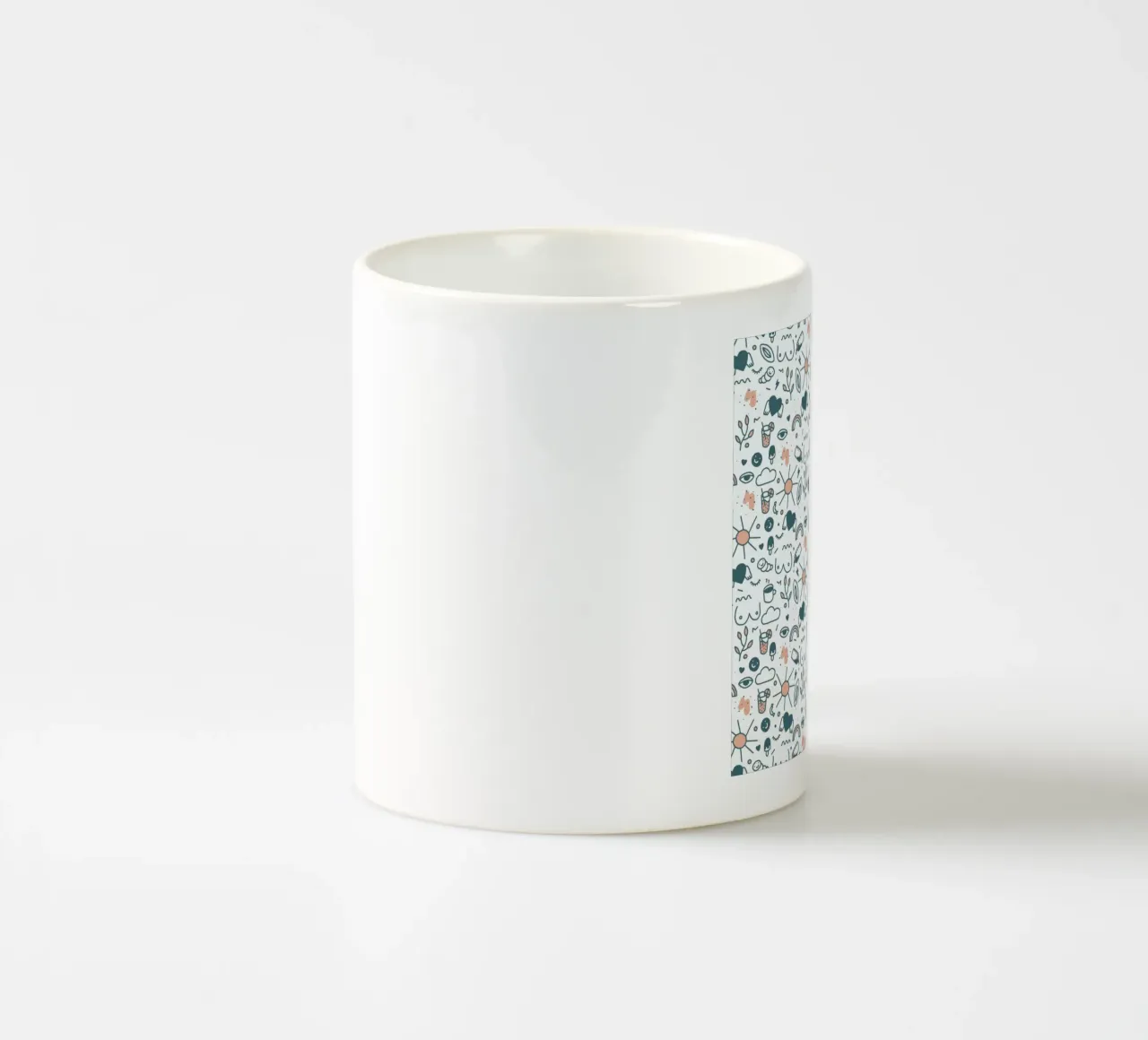 Anfangen Muster 02 ceramic mug by Herzette