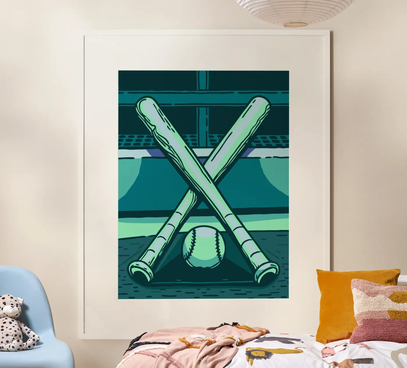 Baseball Bats poster by SPORTS ONLY