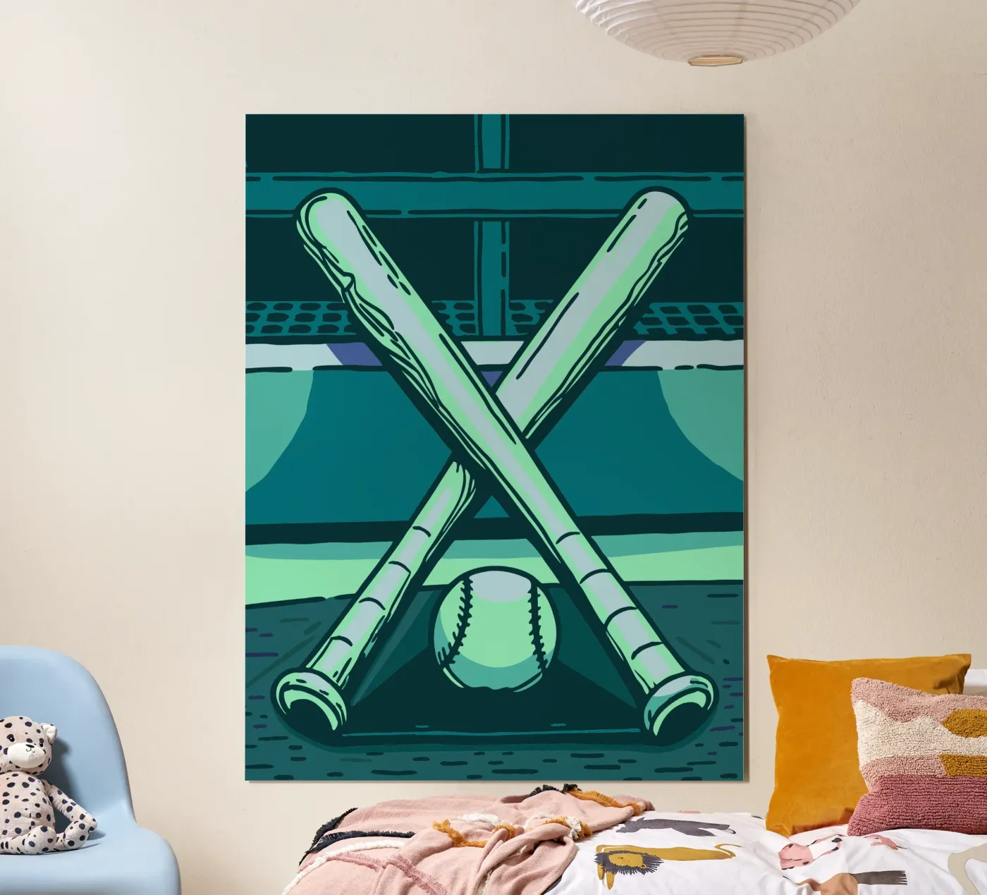 Baseball Bats poster by SPORTS ONLY