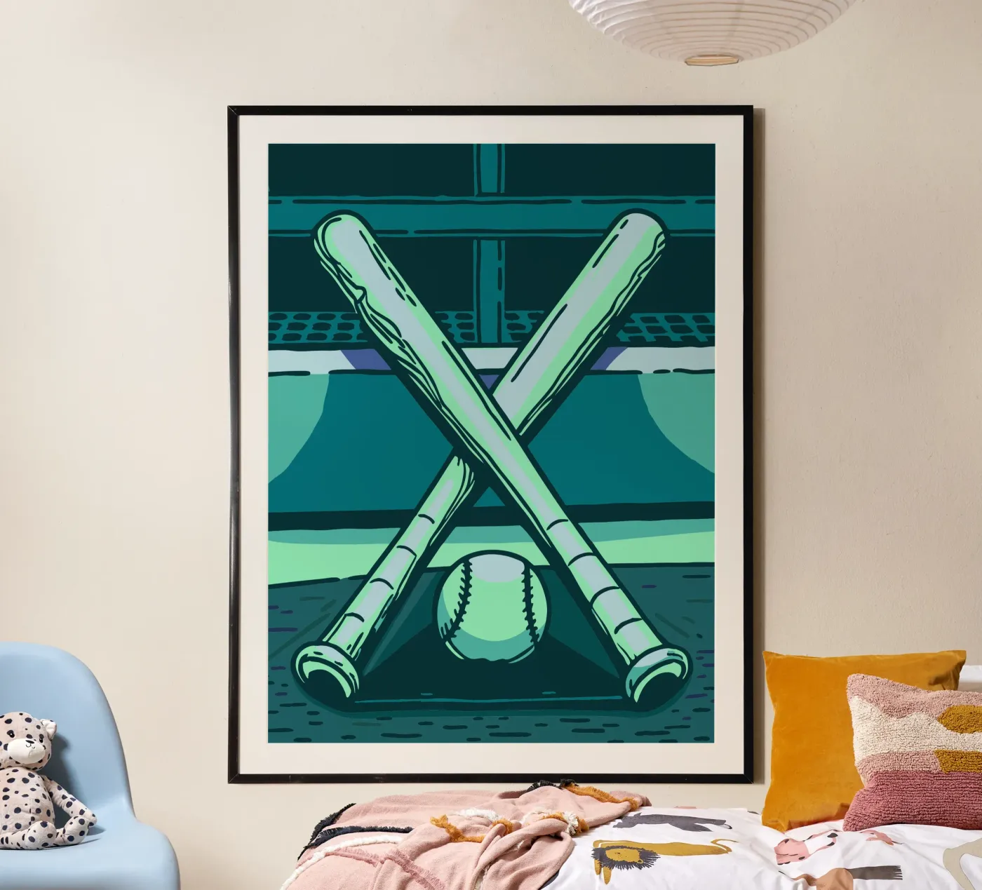 Baseball Bats poster by SPORTS ONLY