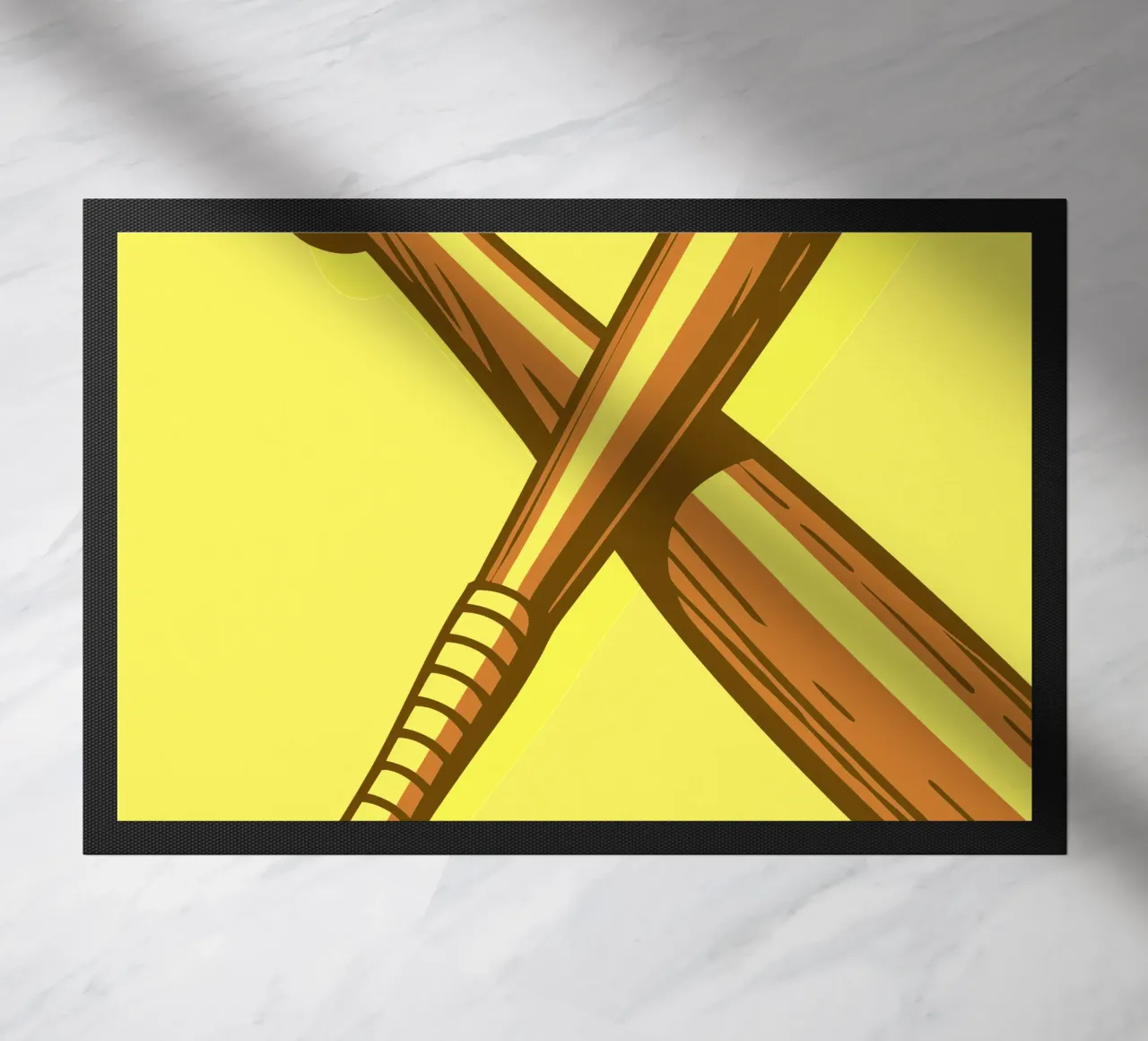 Baseball Bats doormat by SPORTS ONLY