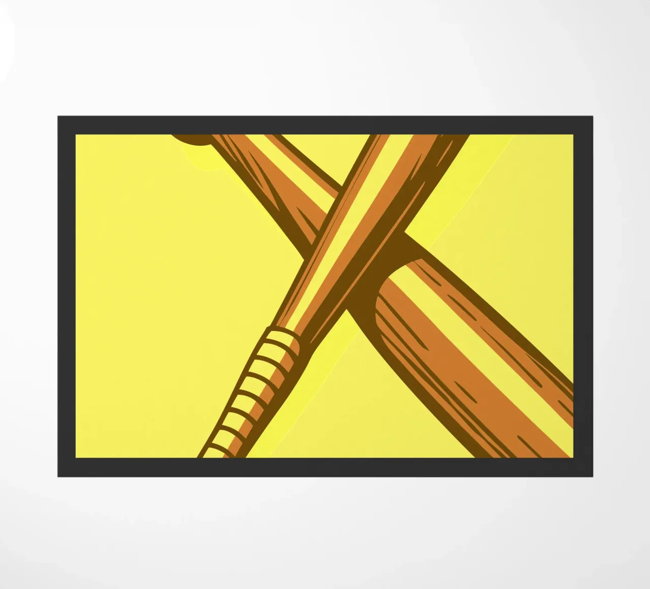 Baseball Bats doormat by SPORTS ONLY