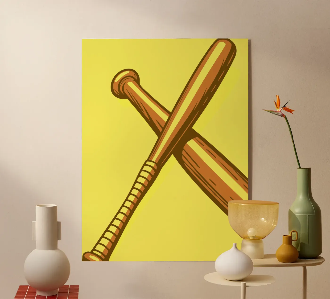 Baseballschläger Acryl-Glas von SPORTS ONLY