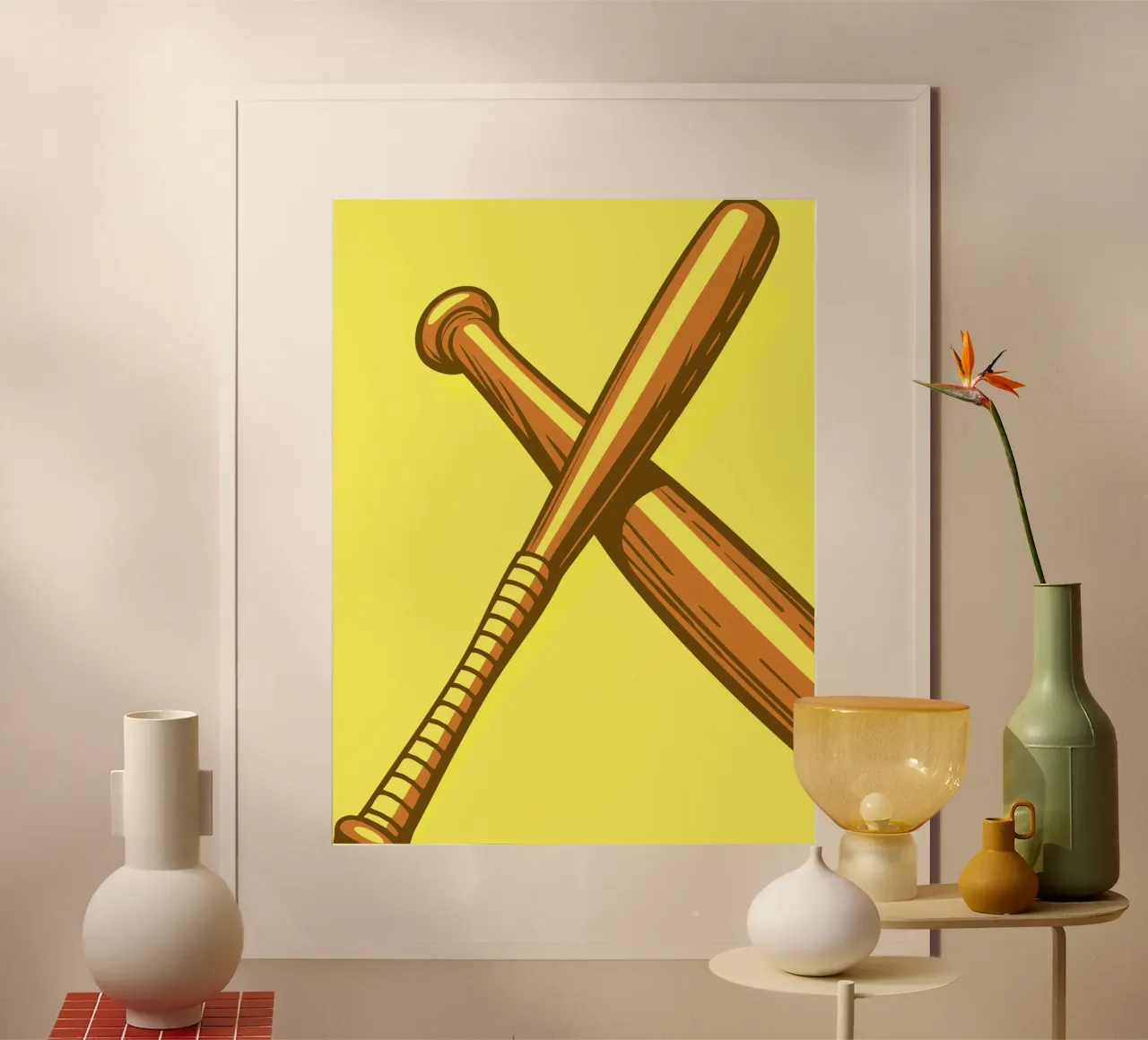 Baseball Bats poster by SPORTS ONLY